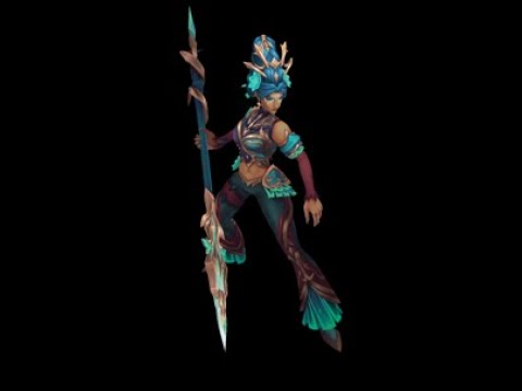 La Ilusión Nidalee (Turquoise) Chroma - League of Legends 2023