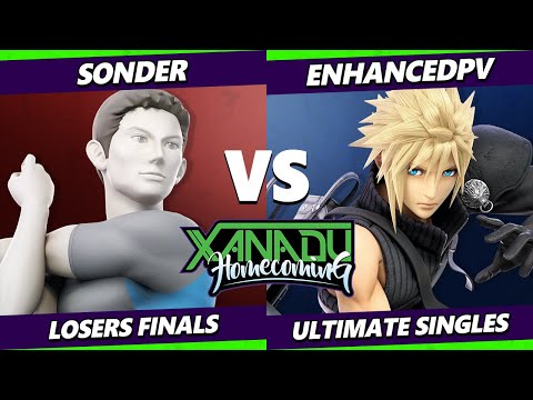 Homecoming Losers Finals - enhancedpv (Cloud) Vs. sonder (Wii Fit Trainer) Smash Ultimate - SSBU