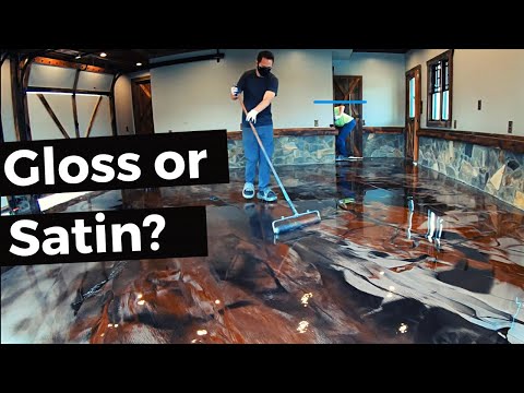 This Metallic Epoxy Garage Floor is Ridiculous 🤯