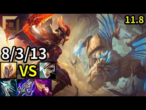 Kayle Top vs Riven - KR Master | Patch 11.8