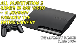 Every PS3 Game In One Video - Showcasing the Diversity and Quality of the Playstation 3 Library