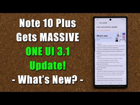 Galaxy Note 10 Plus gets MASSIVE One UI 3.1 Update - 10+ New Features!