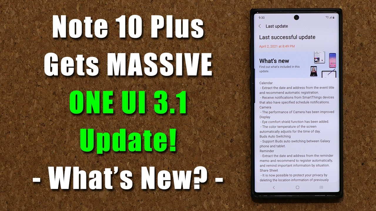 Galaxy Note 10 Plus gets MASSIVE One UI 3.1 Update - 10+ New Features!