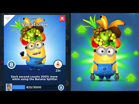 Minion Rush Vacationer Level 8 upgrade | Armory room reward gameplay walkthrough android ios
