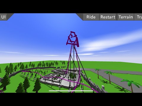 Dc rivals hypercoaster Backwards