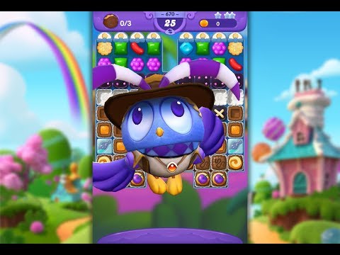 Candy Crush Friends Saga Level 670 (3 stars, No boosters)