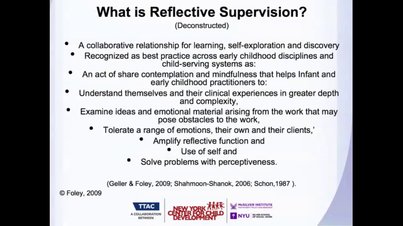 TTAC Reflective Supervision A Process for Seeing Anew