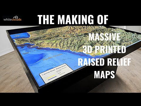 The Making of Large 3D Printed Raised Relief Maps
