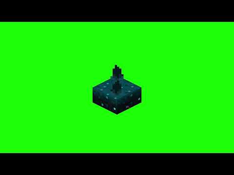 Minecraft Sculk Sensor Green Screen | No Copyright