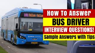 Top 20 Bus Driver Interview Questions & Best Answers | Must-Know Tips for Success! | Real Bus Driver