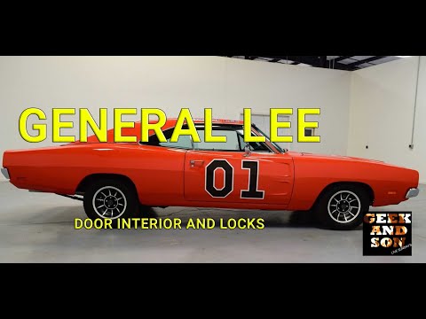 1969 Dodge Charger build restoration General Lee DOOR INTERIOR AND LOCKS