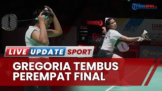 Gregoria Kalahkan Wakil China dan Lolos Perempat Final Indonesia Masters 2023, He Bing Sempat Cedera