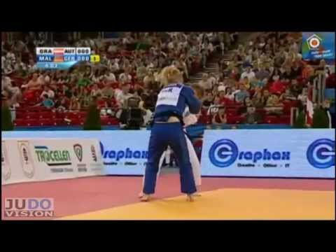 Judo European Championships Teams 2013: Women Bronze AUT - GER: [+70kg] GRAF - MALZAHN