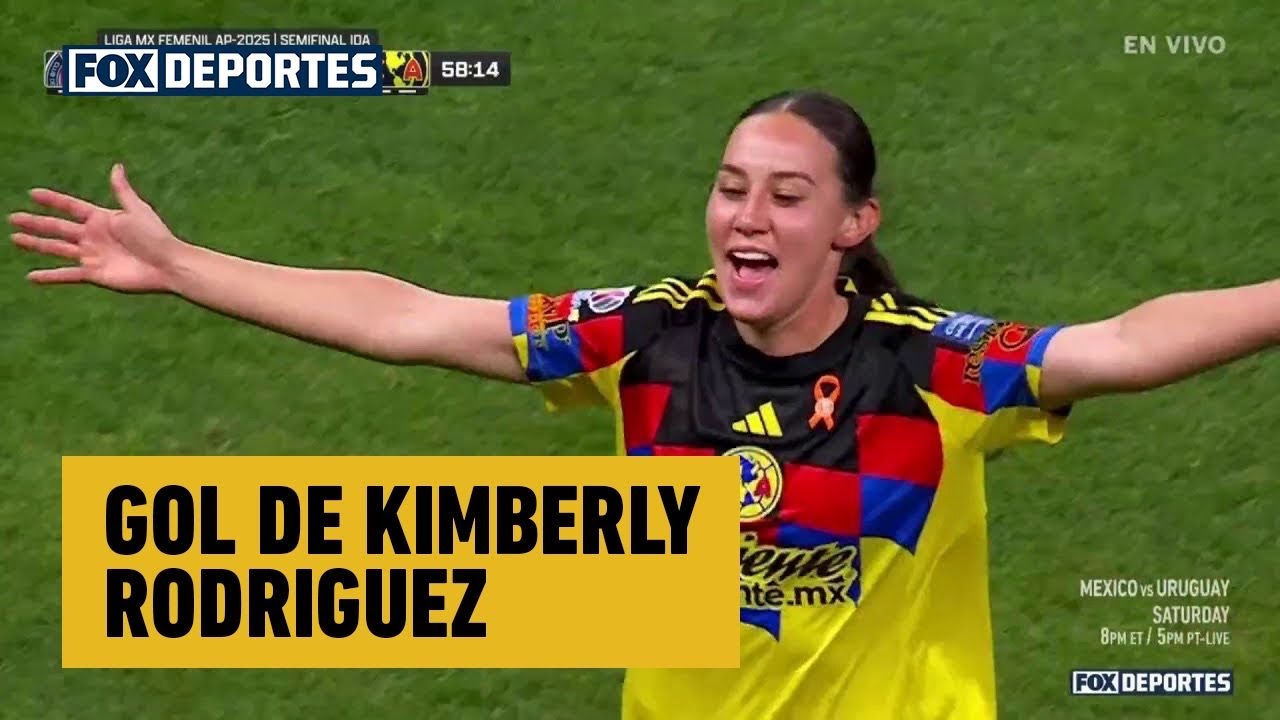 😳🔥 GOL DE KIMBERLY RODRIGUEZ. | Guadalajara 0-2 Club América | Semifinales | Liga MX Femenil