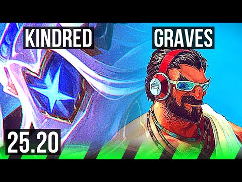 KINDRED vs GRAVES (JGL) | 15/0/9, Legendary | KR Master | 25.20
