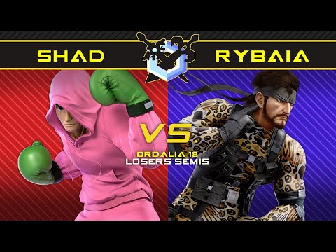 Ordalia 18 Losers Semis: Shad (Little Mac, Sephiroth) vs Rybaia (Snake)