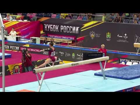 Arina Semukhina balance beam Russian Cup 2022 qualifications