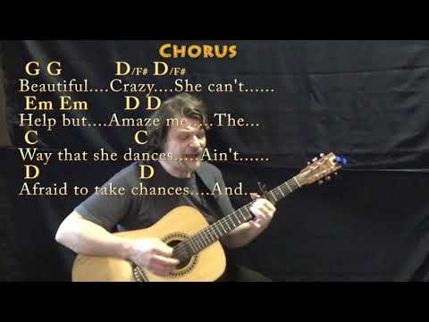 Beautiful Crazy (Luke Combs) Strum Guitar Cover Lesson with Chords/Lyrics - Capo 4th