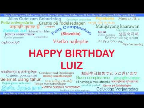Luiz   Languages Idiomas - Happy Birthday