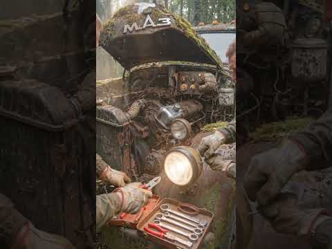 Thumbnail for Abandoned 1956 MAZ 541 Restored to PERFECTION! 🤯 Ultra Realistic ASMR Restoration #shorts by video, Vehicle, Truck, vide