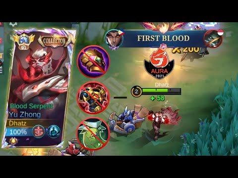 THANKS MOONTON FOR THIS BUFF ITEM BUILD! | YU ZHONG TUTORIAL - MLBB