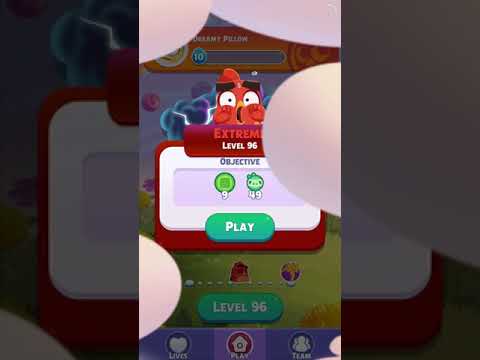 Angry Birds Dream Blast Level 96 no booster