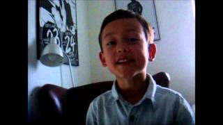 Daniel doing "Angels (Above Me)" by Say Lou Lou