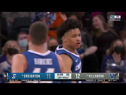 Creighton Men's Basketball BIG EAST Tournament Finals vs Villanova 3-12-2022