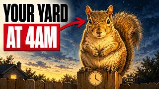 What Squirrels Do in Your Yard Before You Wake Up