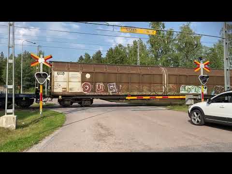 Järnvägsövergång Norsa / travessia ferroviária sueca