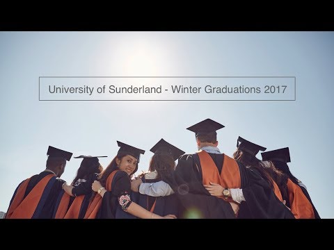 University of Sunderland Winter Graduation Ceremony 2017 - Wednesday 29th November 10:30am