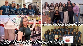 Come with me on a service trip in Savannah, GA! | Elks Legacy Scholar