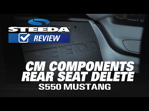 2015-2021 S550 Mustang CM Components Rear Seat Delete | Steeda Review