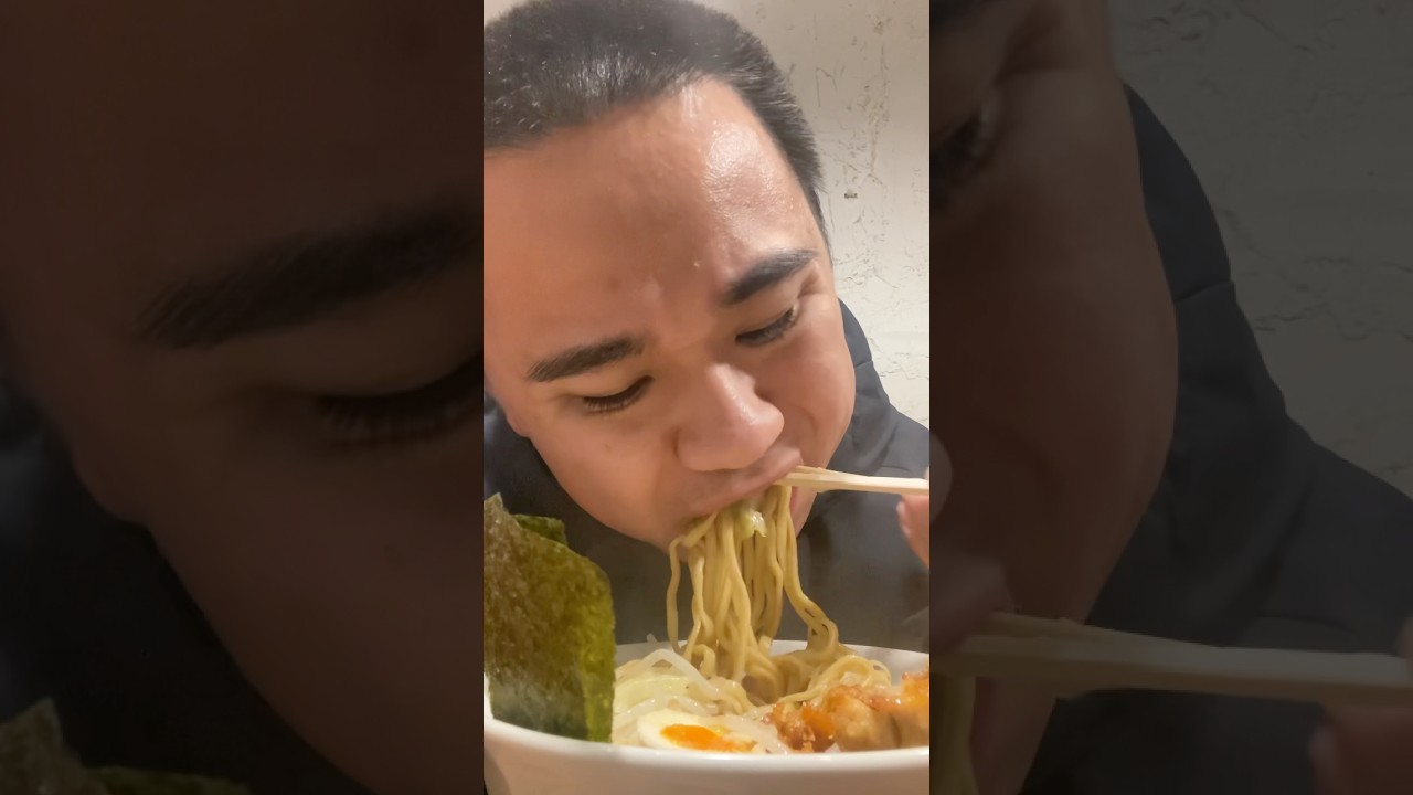 Ramen Eating but It’s on Beat #shorts #asmr