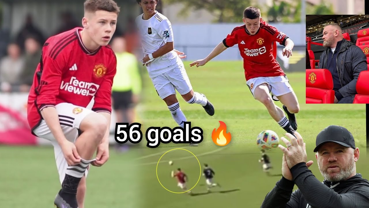 Kai Rooney, wow🔥, Manchester United have an asset 56 goals,28 assists, even Wayne Rooney is...