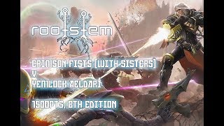 Yemlock Aeldari V Crimson Fists new, warhammer 40k 8th ed Batrep