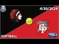 GAME NIGHT IN THE REGION: Portage at Crown Point Softball 4/30/24