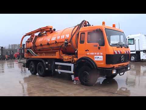 Mercedes SK 1625 (BIG AXLE / STEEL SUSPENSION / V8 / 6X2 / 12000L) ID: 17876