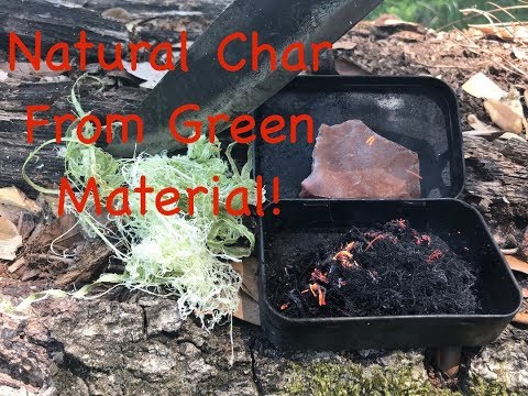 Natural Char From Green Material