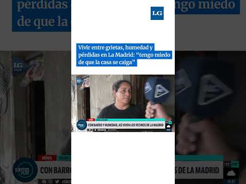 "En La Madrid se vive como se puede; ayuda no tuvimos" #tucuman