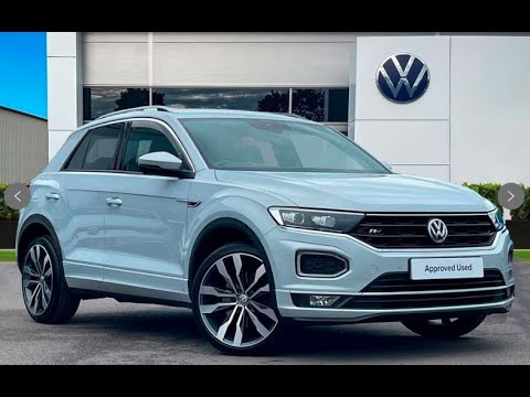 Approved Used Volkswagen T-Roc R-Line 2.0 TDI DSG White Silver | Wrexham Volkswagen
