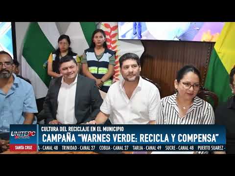 LANZAN CAMPAÑA DE RECICLAJE EN WARNES, SANTA CRUZ