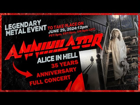Annihilator Live Concert 35 Years Alice in Hell Anniversary 29-06-2024