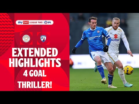 4 GOAL THRILLER! | MK Dons v Chesterfield extended highlights