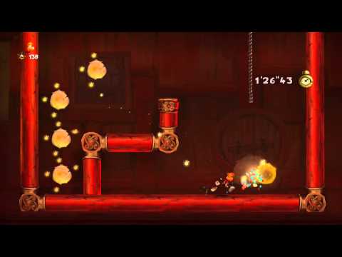 Rayman Legends Playthrough Part 28: 20,000 Lums Under The Sea - Rescue Ursula [100%]