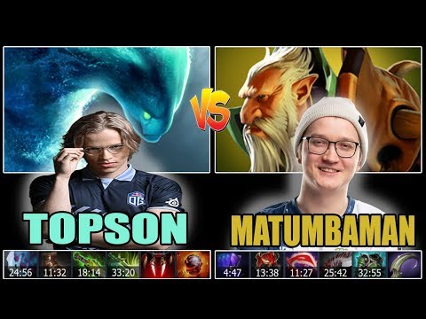 TOPSON BEST PICK MORPHLING VS MATUMBAMAN BEST PICK LONE DRUID - WHAT A BATTLE!!! - DOTA 2 DOTA 2
