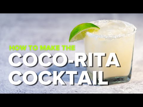 How to Make the Coco Rita: Tropical Drink with Reposado Tequila #mixology #cocktailrecipe