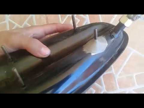 Como consertar tanque  FURADO  bike motorizada