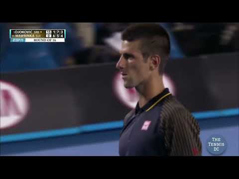 Novak Djokovic v. Stan Wawrinka | 2013 AO R4 Highlights