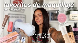 Mis FAVORITOS de maquillaje por MENOS de 5€ 💸 Clones de alta gama, acabado natural & cruelty free 💗✨